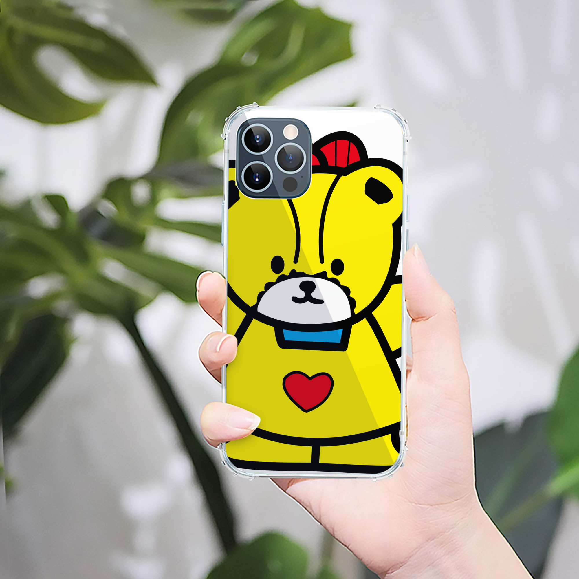 （画像用） Hello Kitty ハローキティ 【iPhone 12シリーズ対応】透明スマホケース（クリアソフトケース）